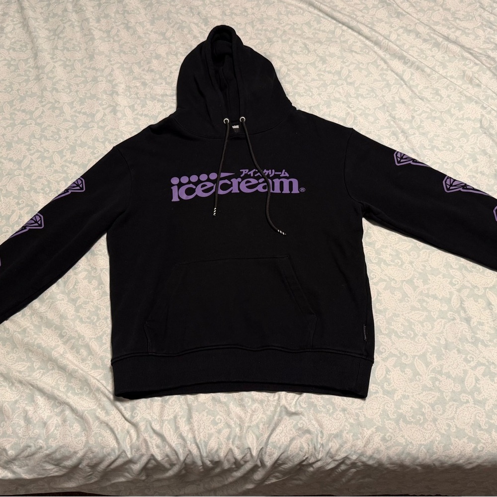 Billionaire Boys Club Black and Purple Hoodie